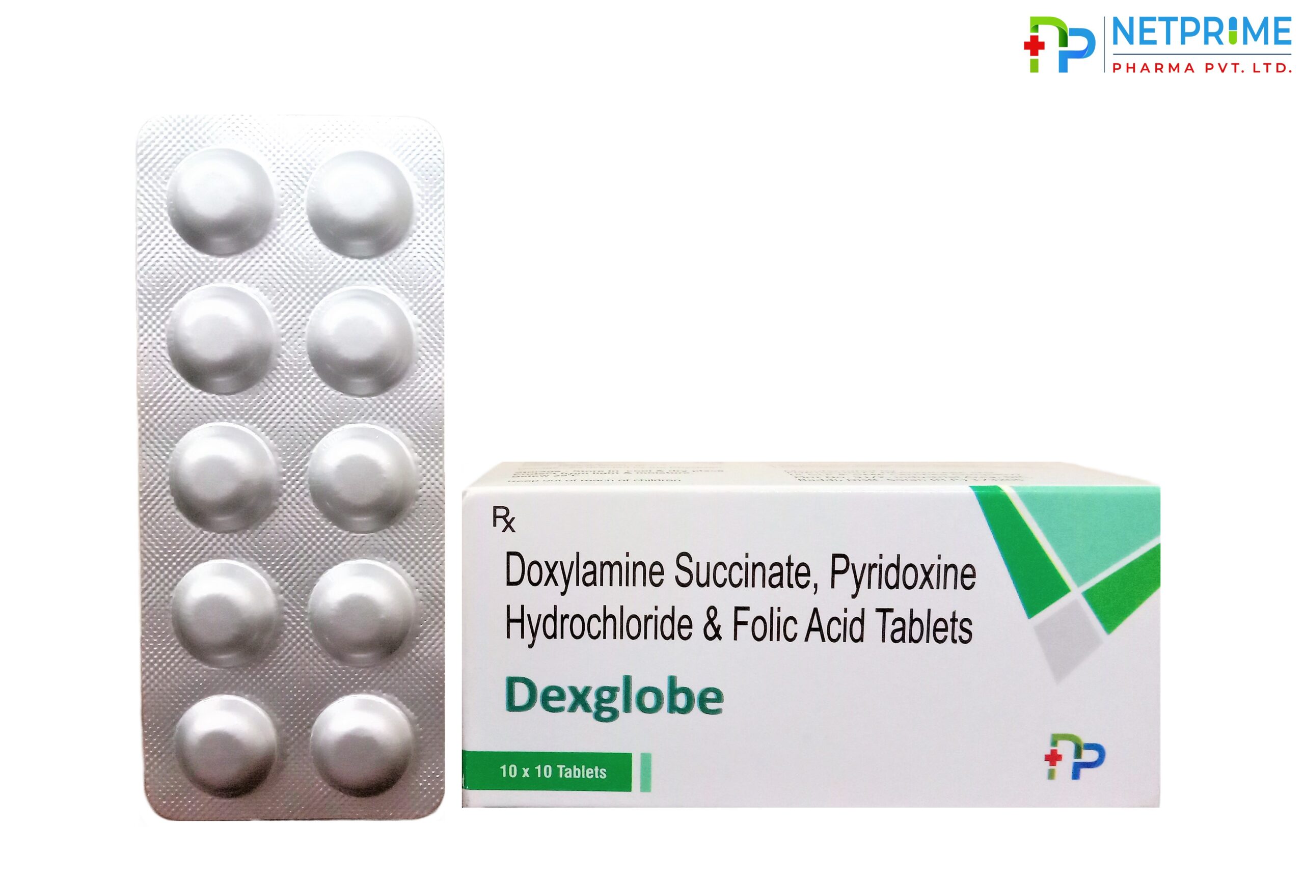 Doxylamine Succinate, Pyridoxine Hydrochloride and Folic Acid Tablets