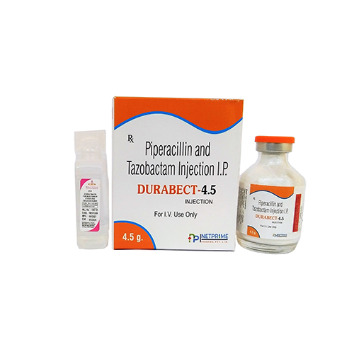 Piperacillin 4gm and Tazobactum 500mg Injection