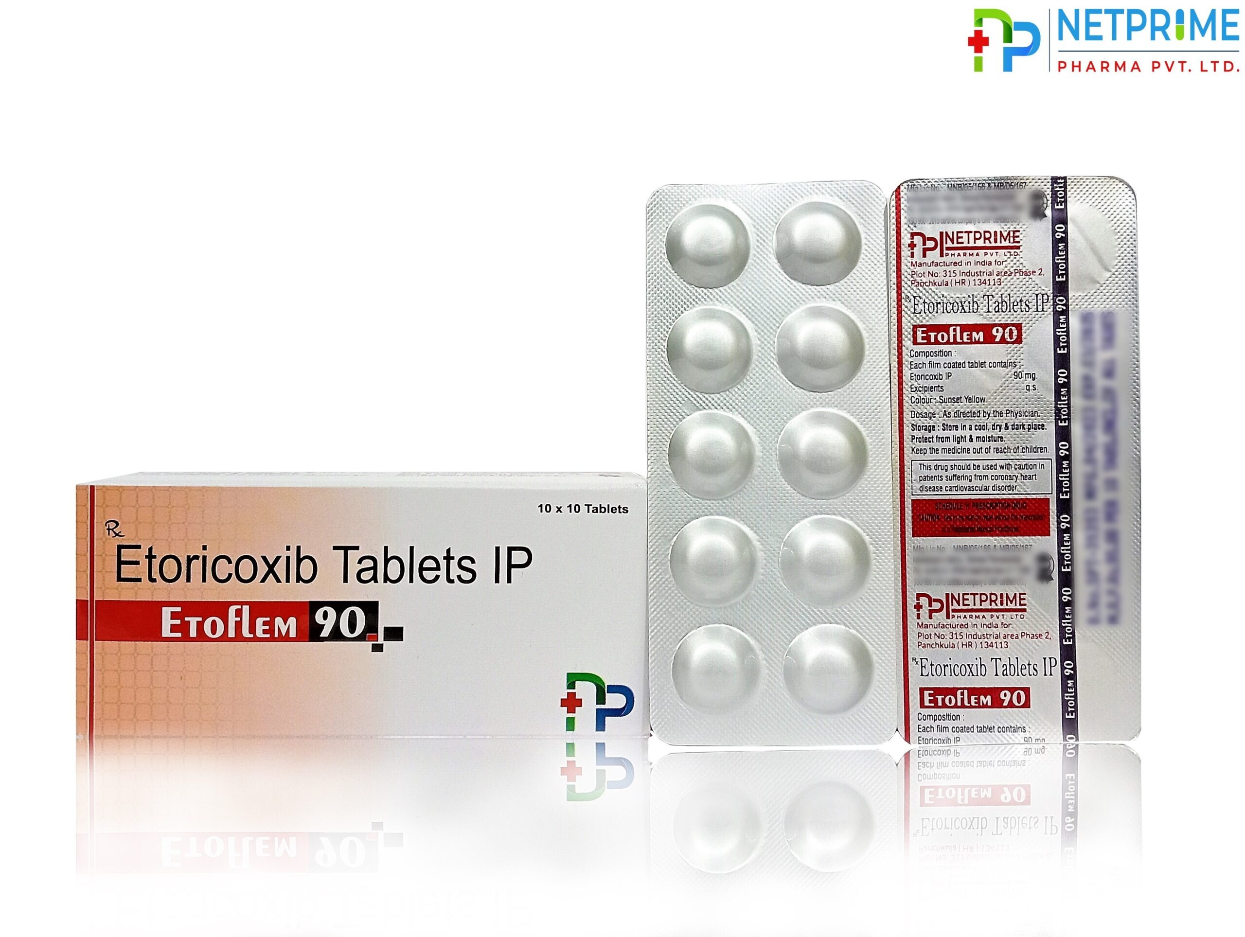 Etoricoxib I.P. 90 mg Tablets