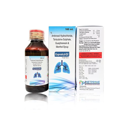 Ambroxol HCL, Levosalbutamol Sulphate and Guaiphensin Syrup