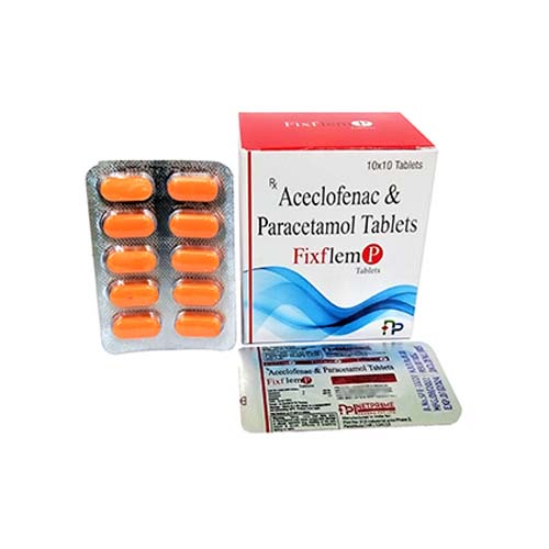 Aceclofenac 100 mg and Paracetamol 325 mg Tablets