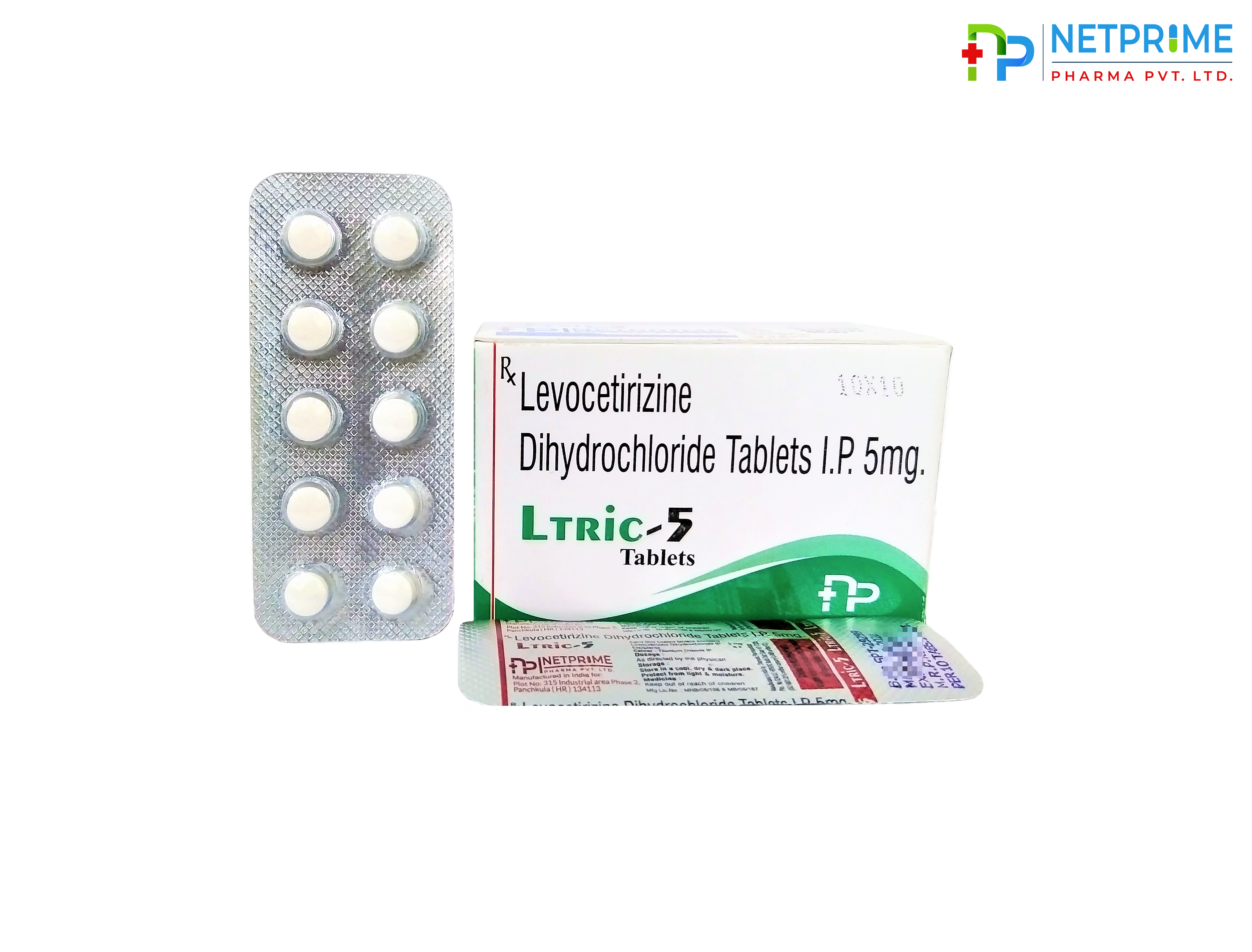 Levocetirizine Hydrochloride I.P. 5 mg Tablets