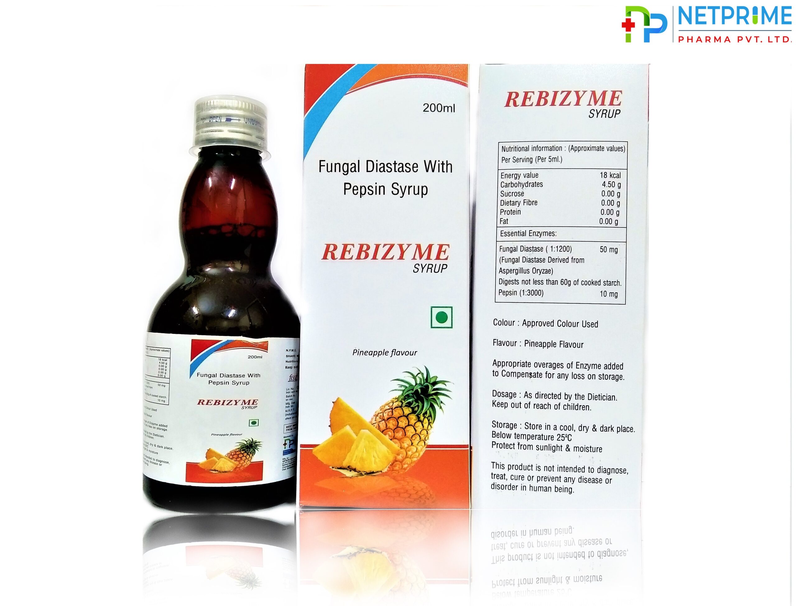 Fungal Diastase and Papsin Syrup
