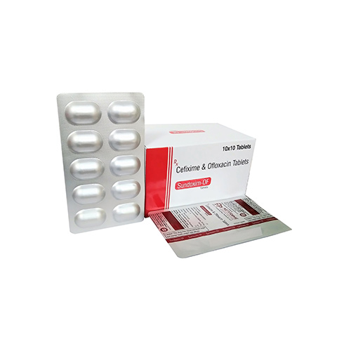 Cefixime 200 mg and Ofloxacin 200 mg Tablets
