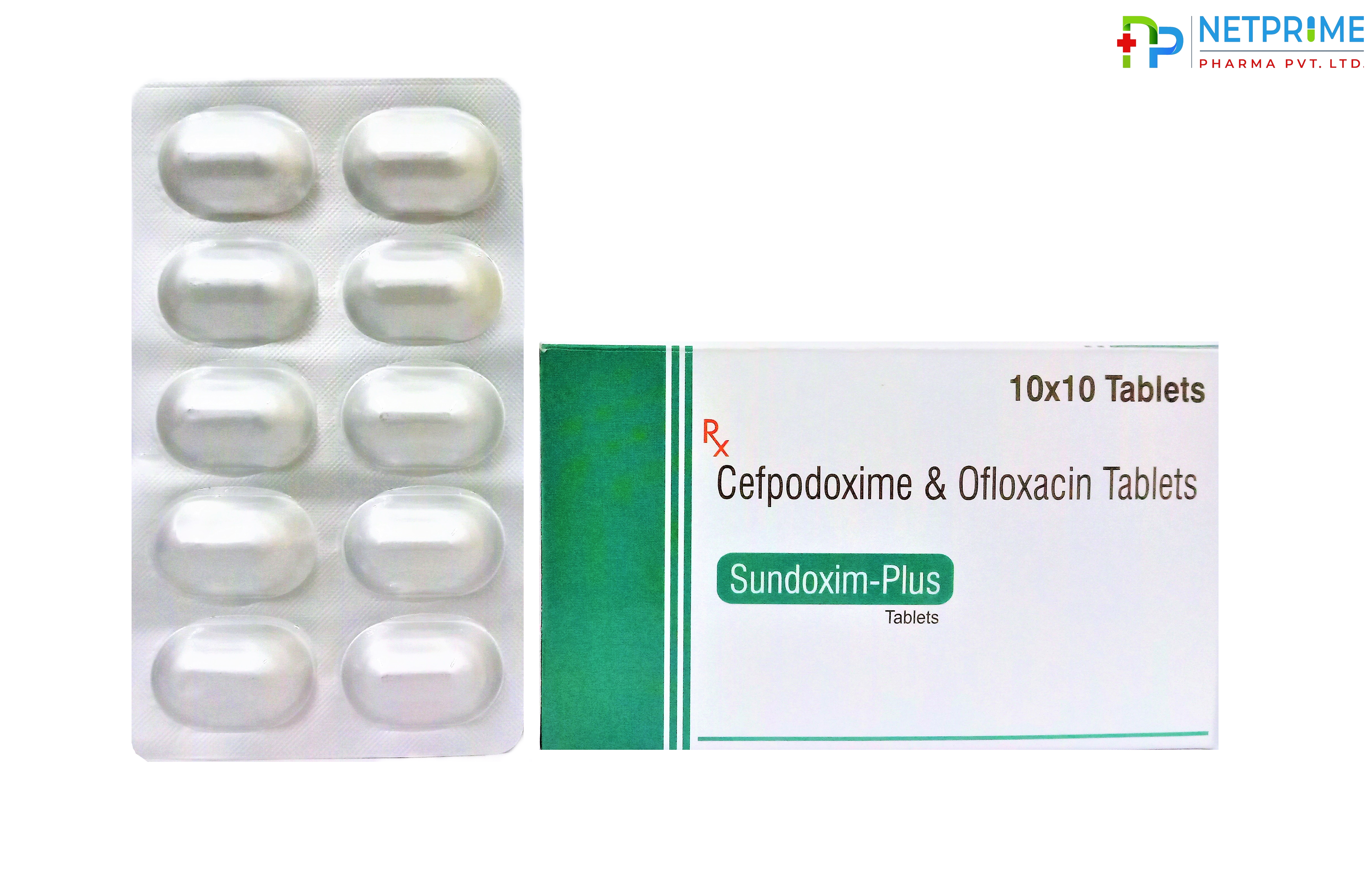 Cefpodoxime 200mg and Ofloxacin 200mg Tablets