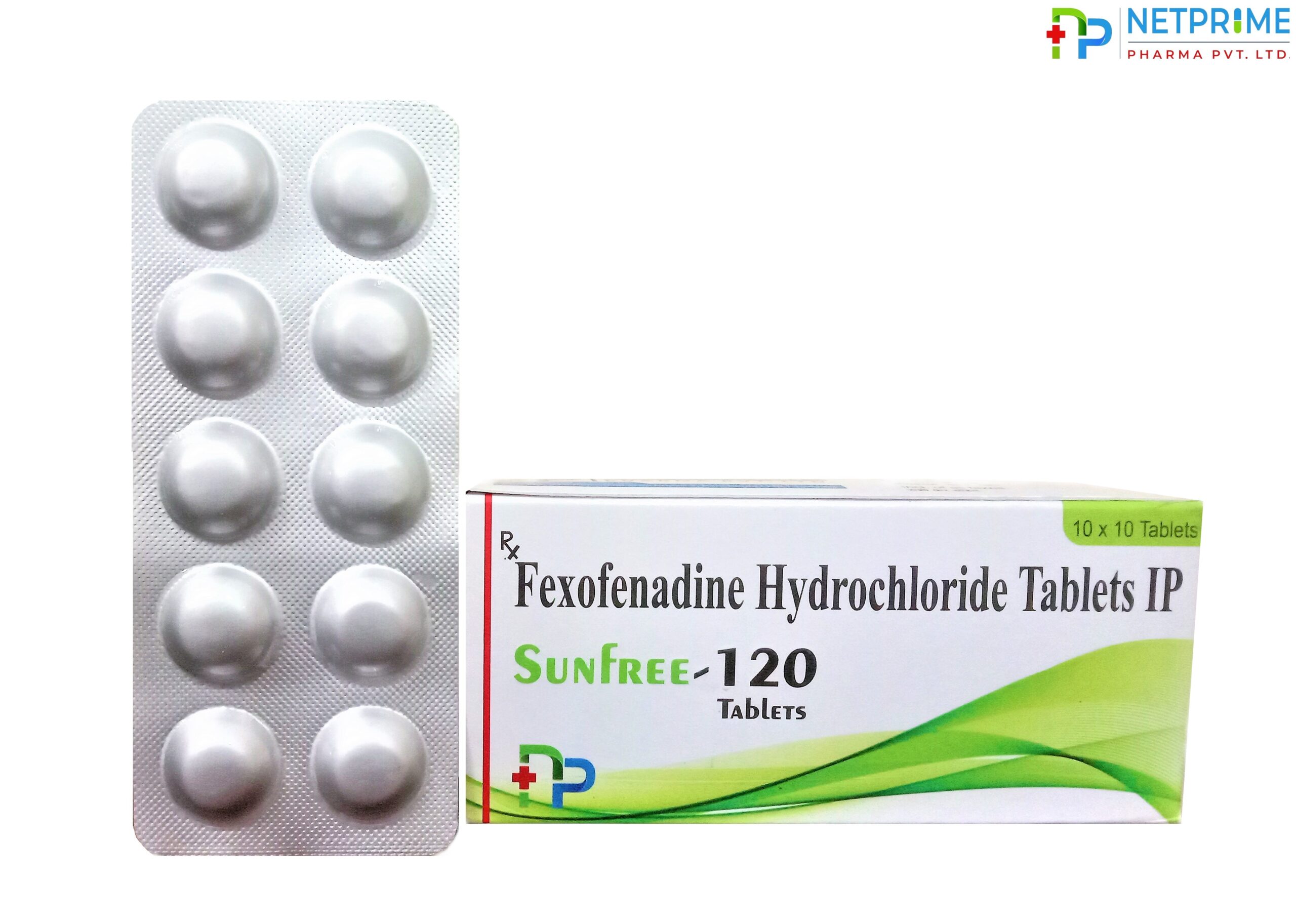 Fexofenadine I.P. 120 mg Tablets
