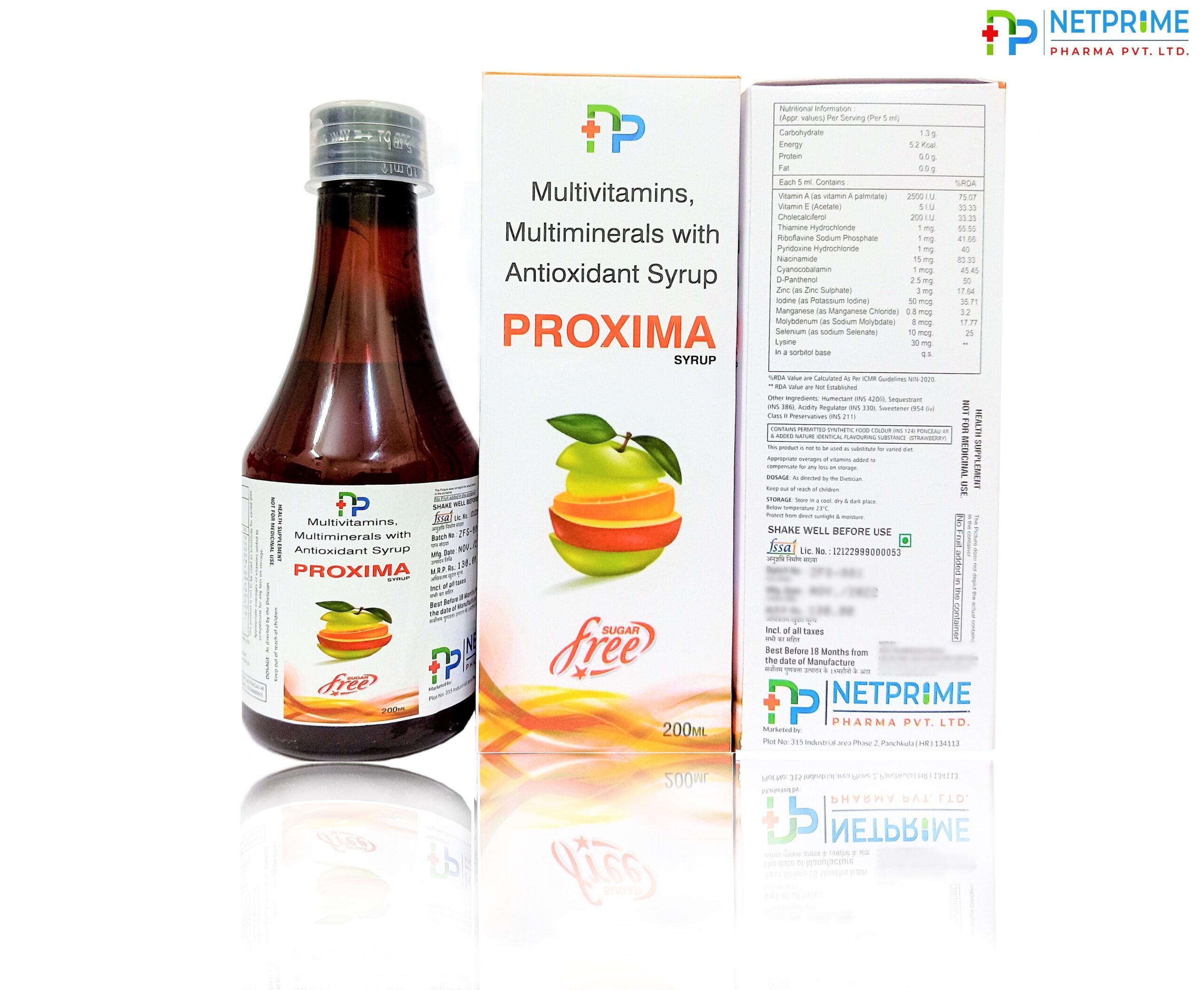 Multivitamins, Multimineral and Antioxidants Syrup