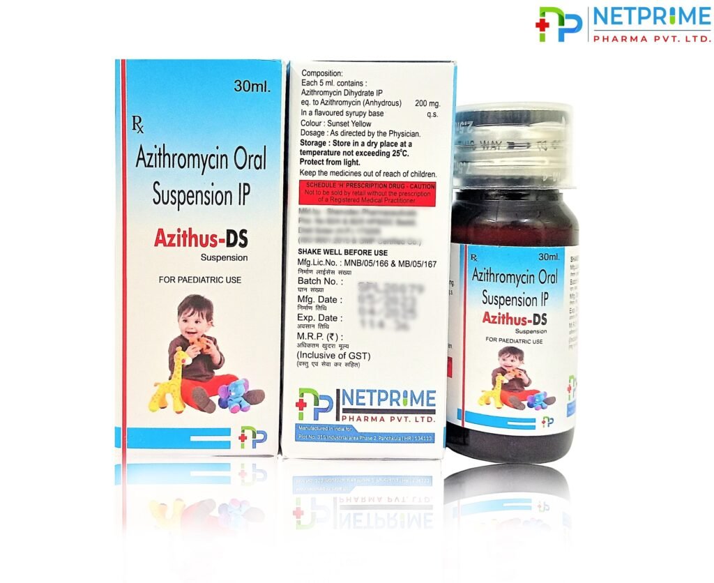 AZITHUS-DS SUSP. -Azithromycin Dihydrate-200mg Syrup